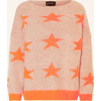 Dámský svetr Miss Goodlife Dámský Svetr, béžová / neonově oranžová, 36