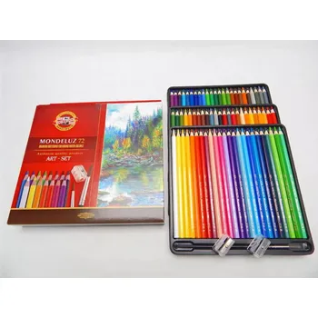 Kresba Akvarelové pastelky 3714 Koh-i-noor Mondeluz 72 barev