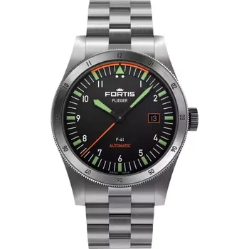 Hodinky Fortis - F4220008 - Flieger F-41 Automatic on Block Bracelet