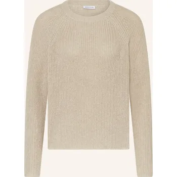 Dámský svetr Mrs & Hugs Dámský Svetr Se Lnem, béžová, 40