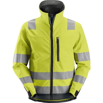 pracovní bunda Snickers Workwear Reflexní softshellová bunda AllroundWork, třída 3 žlutá Velikost: 3XL