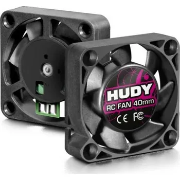 RC model auta HUDY BRUSHLESS RC FAN 40MM - WITH EXTERNAL SOLDERING TABS - expresní doprava