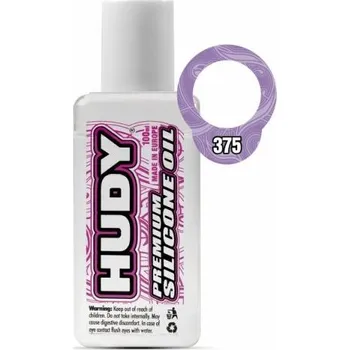 RC model auta HUDY PREMIUM SILICONE OIL 375 cSt - 100ML - expresní doprava