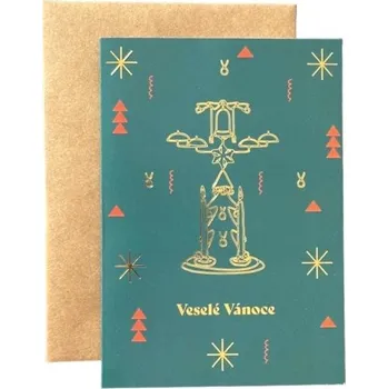 Be Nice EKO Přání vánoční Pelíšky - Stromeček