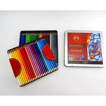 Kresba Pastelky Polycolor 48 barev, plechová krabička