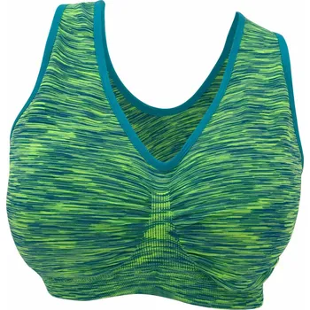 Podprsenka GREENICE Bezešvá podprsenka GREE-3652 Barva: Zelená, Velikost: XL/2XL