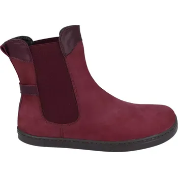 Dámská zimní obuv Barefoot boty Peerko Chelsea maroon 39