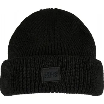 Čepice Knitted Wool Beanie - black