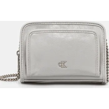 Kabelka Calvin Klein Jeans šedá barva, K60K613047 09X, vel. ONE SIZE