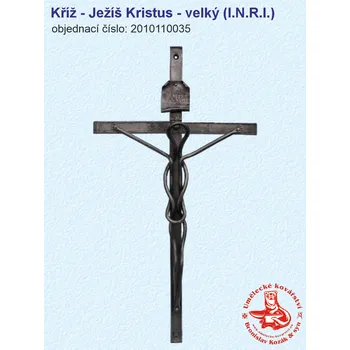 Kříž - Ježíš Kristus - velký (I.N.R.I.) - 2010110035