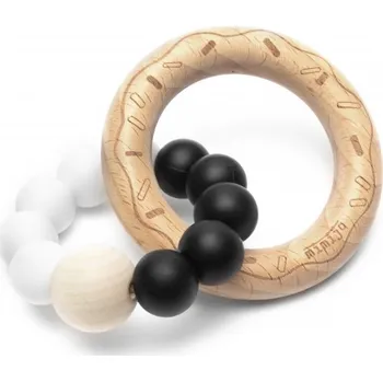 Mimijo Duo bílá + černá Silikonové kousátko