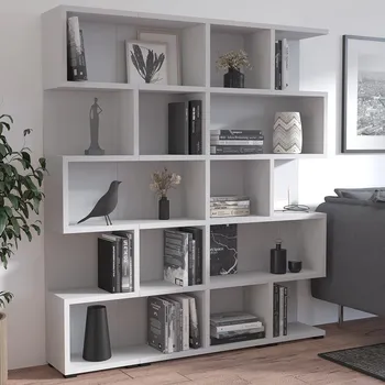 Dílenský regál Regál MORE 3-dílná sestava C | 166,4 x 184 cm | světle šedá | lamino o síle 28 mm, záda 16 mm