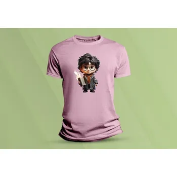 Dětské bavlněné tričko Harry Potter. Růžová velikost 116 (5-6 let)