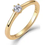 Olivie Zásnubní prsten DIAMANT 0,2ct GOLD 9242 Velikost prstenů: 6 (EU: 51-53) Ag 925; ≤1,7 g.