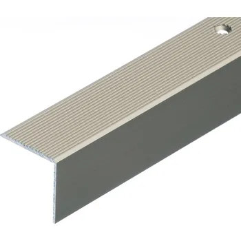 Zábradlí Cezar Schodová hrana šroubovací 30x30/1m ŠAMPAŇ riflovaná