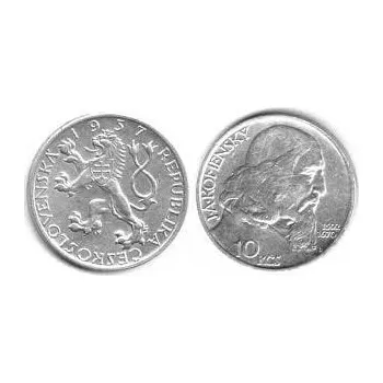 Mince : 1957 - 10Kčs - J.A.Komenský