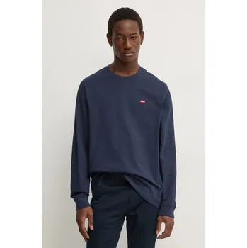 Pánské tričko Tričko s dlouhým rukávem Levi's 72848.0001-0001 námořnická modř 59X, vel. S