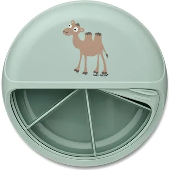 Svačinový box CARL OSCAR Svačinový box Disc Green Camel