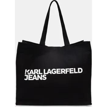 Kabelka Bavlněná kabelka Karl Lagerfeld Jeans A1W50002 černá 99X, vel. ONE SIZE