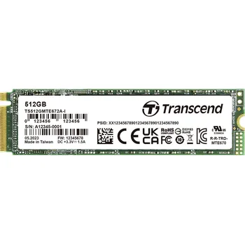 Pevný disk Transcend 512 GB interní PCIe SSD TS512GMTE672AI-VS1