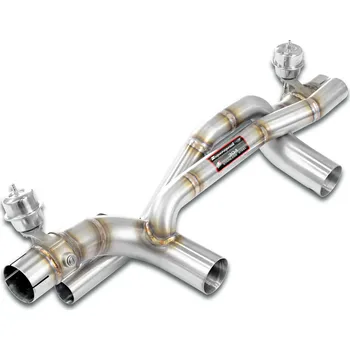 Přední díl výfuku Rear pipe kit Right - Left with valves(Vacuum)(Muffler delete) Supersprint 249034