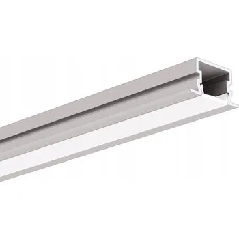 Stavební profil Kompletní profil PDS-NK eloxovaný 2m + mléčný kryt