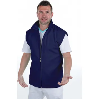 Zdravotnický oděv Perlička® Zdravotnická vesta MILOŠ Tmavěmodrá Barva: Tmavěmodrá, Velikost: XL