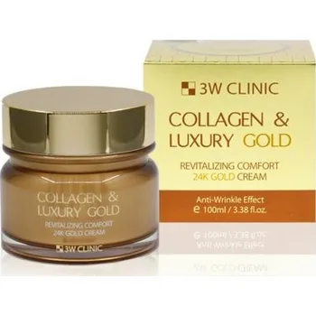 Pleťový krém 3W CLINIC Collagen Luxury Gold 100 ml - krém s protivráskovým efektem