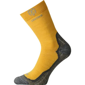 Pánská móda WHI merino ponožky - hořčicová 208 / (46-49) XL / Hořčicová