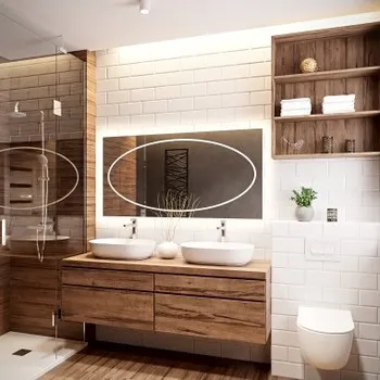 Zrcadlo Alfaram.cz MELISA LED 60x120 cm