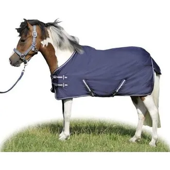 Deka pro koně Nepromokavá deka HKM 1, 145 cm - Modrá - Černá