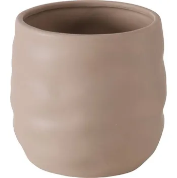 Květináč Boltze Home Květináč z kameniny Avanitko, Ø 14 cm, taupe