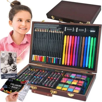 Výtvarná sada Maaleo Malířská sada v kufru 81 ks