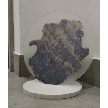 Zrcadlo Dekorativní kulaté zrcadlo na stojanu - BLUMI OLD