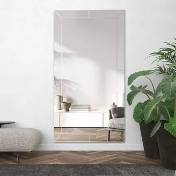 Zrcadlo Křišťálové zrcadlo Glamour v zrcadlovém rámu - PERLA OptiWhite