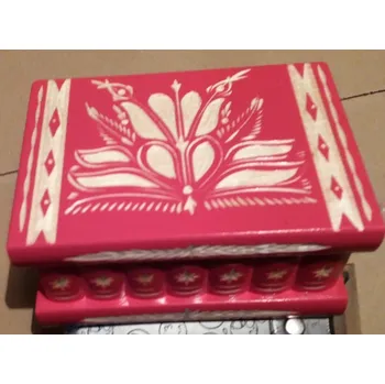 Hlavolam Tajná skříňka 7 tahů velikost L červená