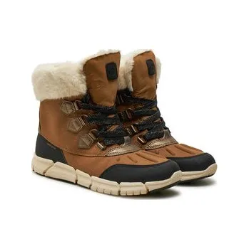 Chlapecká obuv Sněhule Geox J Flexyper Girl B Ab J46APA 0AU50 C6175 S Hnědá 36