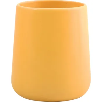 Držák na kartáček MSV kelímek na zubní kartáčky MAONIE, matně žlutý, keramika