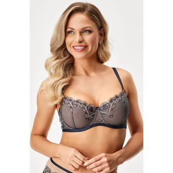 Dámské spodní prádlo Podprsenka Blue Ornament nevyztužená
