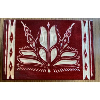 Hlavolam Tajná skříňka 7 tahů velikost L mahagonova z Transylvánie