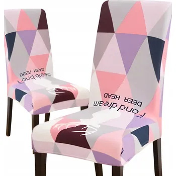 Potah na židli DEKORATIVNÍ UNIVERZÁLNÍ POTAH NA ŽIDLI S GUMIČKOU, ELASTICKÝ