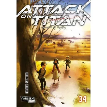 Komiks pro dospělé Attack on Titan 34 - Isayama, Hajime [DE] (2022, Měkká, Carlsen Verlag GmbH)