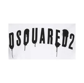 Pánské tričko Dsquared2 T-Shirt S74GD0962 Bílá Slim Fit XL