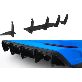 Nárazník Spoiler zadního nárazníku Street pro V.2 Ford Focus RS Mk3 červený