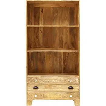 Knihovna Knihovna 90x180x35 MONA z mangového dřeva