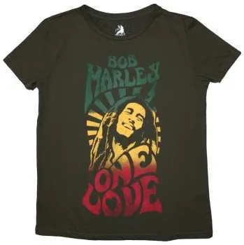 Pánské tričko Bob Marley & The Wailers: Bob Marley Ladies T-shirt: One Love Gradient (x-large) XL