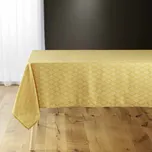 Douceur d'intérieur Obdélníkový ubrus s potiskem GEOLINE, 140 x 240 cm, žlutý
