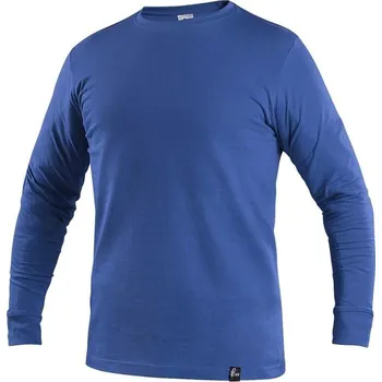 Pánské tričko CXS Tričko PETR, dlouhý rukáv, středně modrá, vel. 3XL