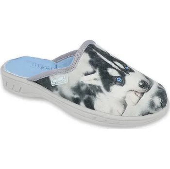 Dívčí bačkory Pantofle Befado 707Y416 pejsek Husky velikost: 33