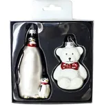 Skleněné figurky na stromeček tučňák a…